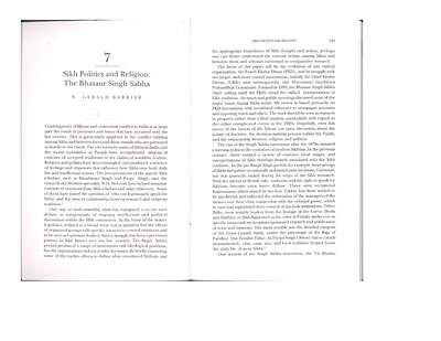 Sikh Politics And Religion The Bhasuar Singh Sabha — cover