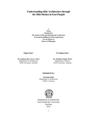 SIKH ARCHITECTURE — cover
